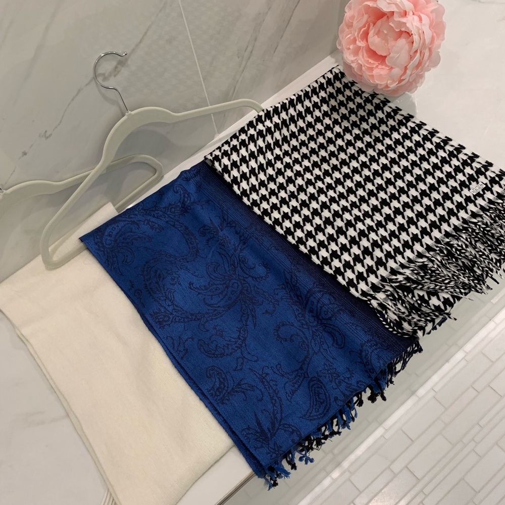 3 Scarf Bundle Excellent Condition - image 1